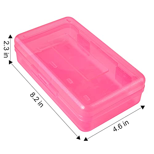 DANRONG Pink Large Capacity Pencil Box