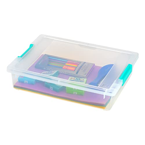 IRIS USA 6 Qt. Stackable Storage Bins - 4 Pack