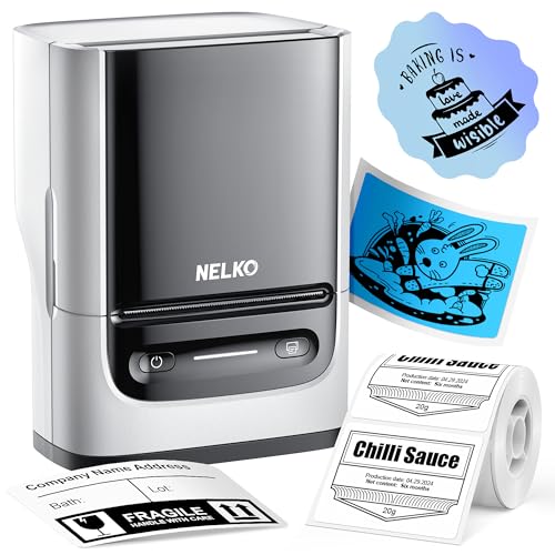 Bluetooth Label Maker - Portable 2" Thermal Printer