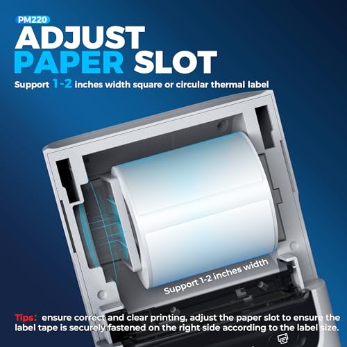 Bluetooth Label Maker - Portable 2" Thermal Printer