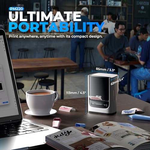 Bluetooth Label Maker - Portable 2" Thermal Printer