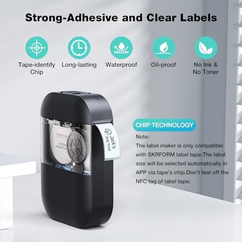 Bluetooth Label Maker for Home and Office Use