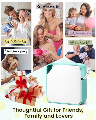 Vixic Portable Bluetooth Mini Label Maker D1600