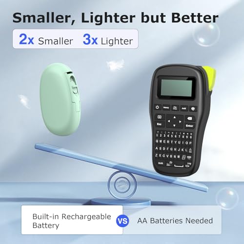 SUPVAN E10 Bluetooth Label Maker - Waterproof, Versatile