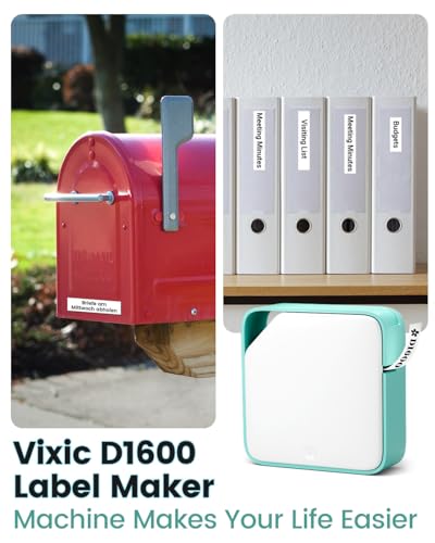 Vixic Portable Bluetooth Mini Label Maker D1600