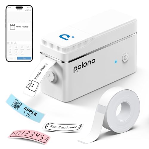 POLONO P31S Portable Bluetooth Label Maker Machine