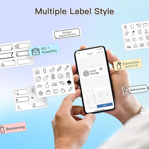 POLONO P31S Portable Bluetooth Label Maker Machine