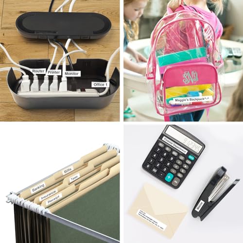 SUPVAN E10 Bluetooth Label Maker - Waterproof, Versatile