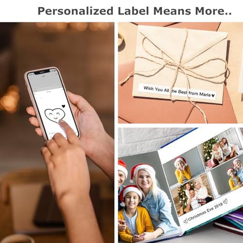 SUPVAN E10 Bluetooth Label Maker - Waterproof, Versatile