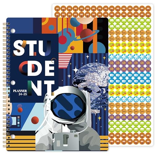 2024-2025 Student Planner with Stickers and Binding