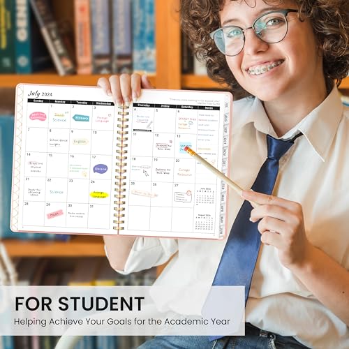 2024-2025 Academic Planner - A5 Pink Calendar