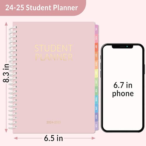 2024-2025 Academic Student Planner in Pink
