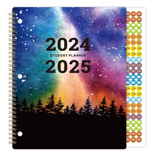 2024-2025 Student Planner: Monthly & Weekly Layout