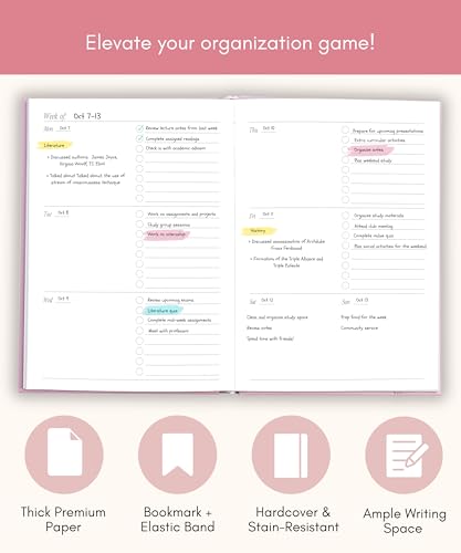 Lamare 2024-2025 Academic Planner: Weekly & Monthly Organizer