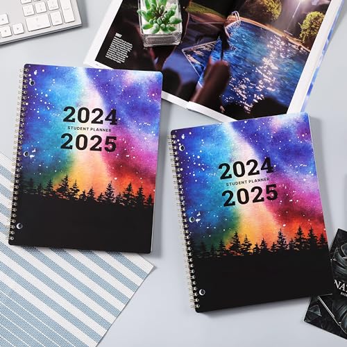 2024-2025 Student Planner: Monthly & Weekly Layout