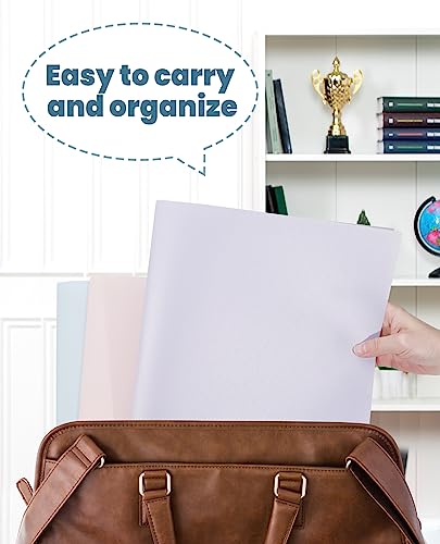 Pastel Plastic 2-Pocket Folders - 6 Pack
