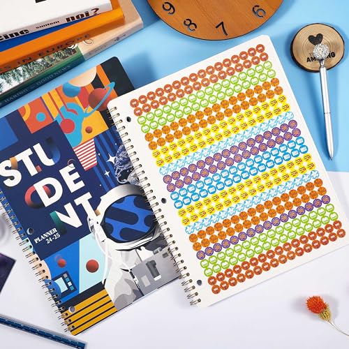 2024-2025 Student Planner with Stickers and Binding