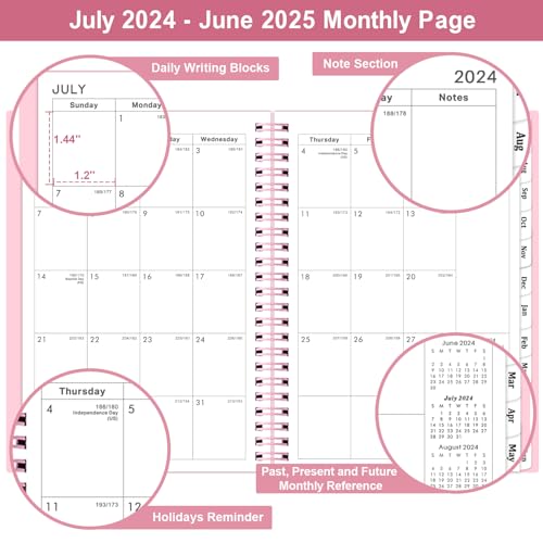 2024-2025 Academic Weekly and Monthly Planner