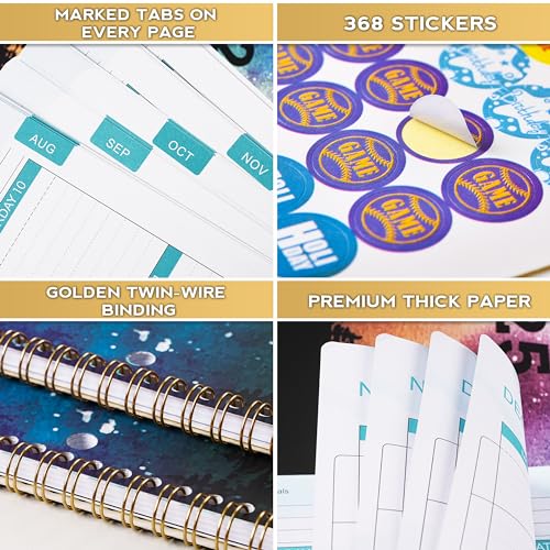 2024-2025 Student Planner: Monthly & Weekly Layout