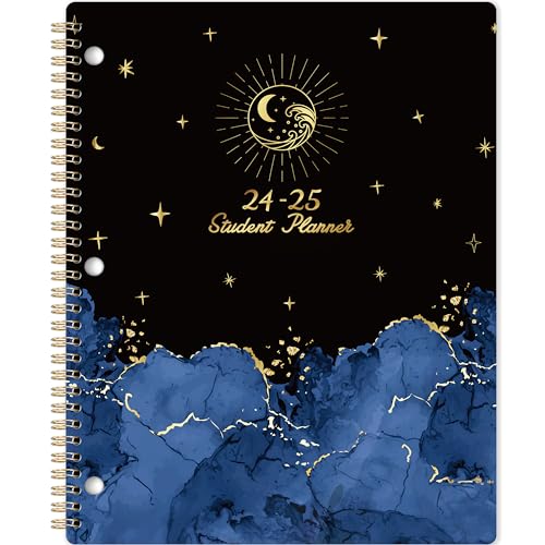 Academic Planner 2024-2025 with Monthly Tabs and Stickers