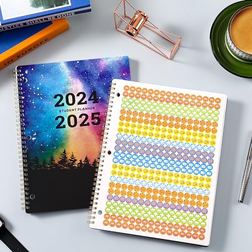 2024-2025 Student Planner: Monthly & Weekly Layout