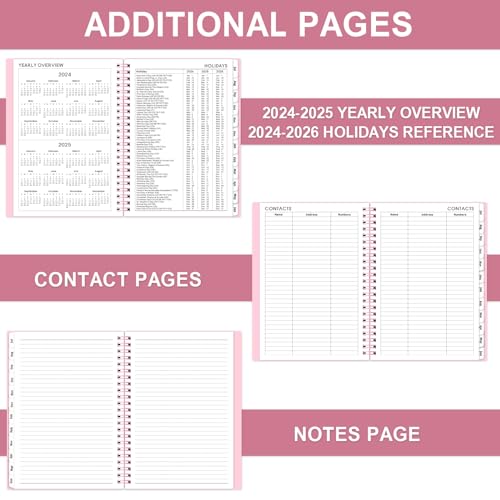 2024-2025 Academic Weekly and Monthly Planner