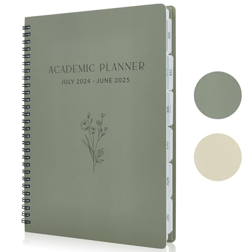 2024-2025 Academic Planner: Daily & Monthly Spreads