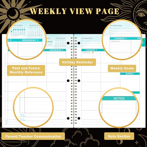2024-2025 Academic Student Planner with Stickers
