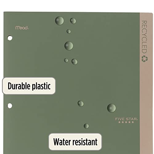 Five Star 4-Pack Recycled Plastic 2-Pocket Folders