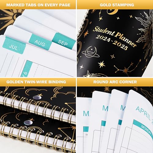 2024-2025 Academic Student Planner with Stickers