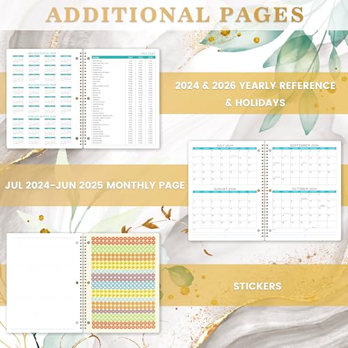 2024-2025 Academic Student Planner with Monthly Tabs