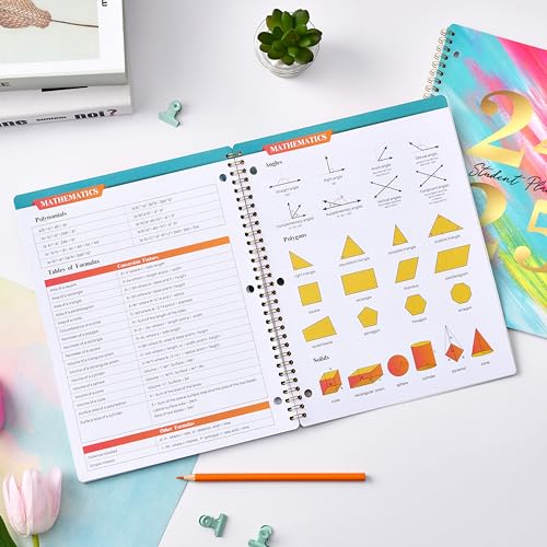 2024-2025 Academic Planner with Stickers and 3-Holes