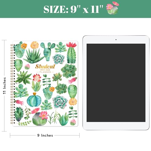 2024-2025 Student Planner: Monthly & Weekly Organizer