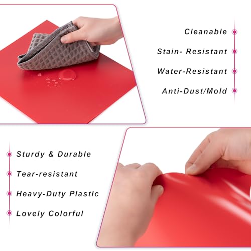 Durable 7-Pack Assorted Plastic File Folders