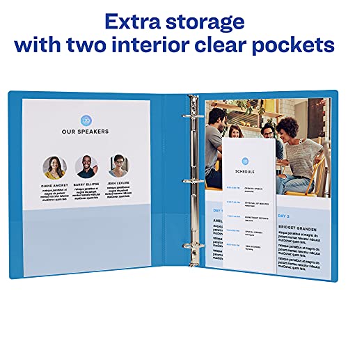 Avery Economy 1" Blue 3-Ring Binder