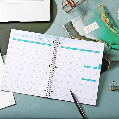 2024-2025 Student Planner with Stickers - Green