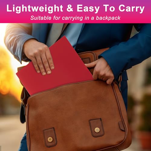 Durable 7-Pack Assorted Plastic File Folders