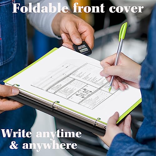 INFUN Telescoping Refillable 3-Ring Binder - Blue