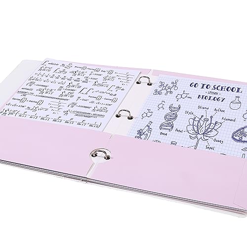 Pastel Pocket Folders 4-Pack for School Use