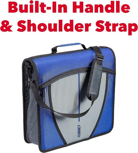 Mighty Zip Tab Zipper Binder with Expanding File