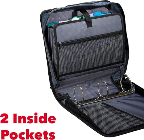 Mighty Zip Tab 3" Zipper Binder - Jet Black