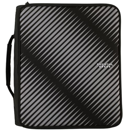 Five Star 2-Inch Zipper Binder with Expanding File