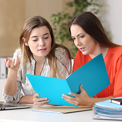 Colorful Heavy Duty Two Pocket Plastic Folders