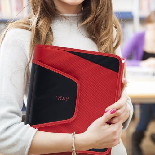 Five Star 1.5" Zipper Binder with Expanding File