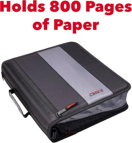 Case-It Classic Midnight Blue Zipper Binder