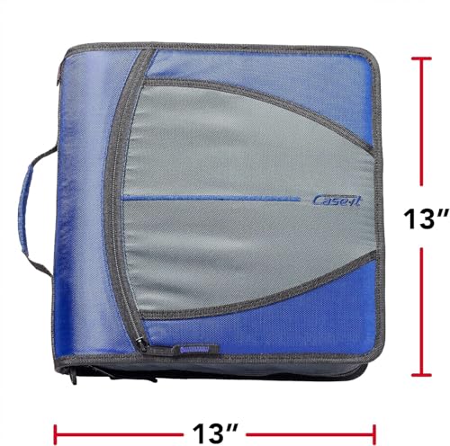 Mighty Zip Tab Zipper Binder with Expanding File