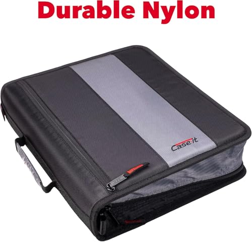 Case-It Classic Midnight Blue Zipper Binder