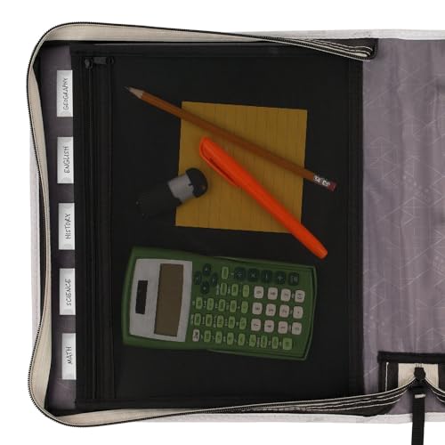 Five Star 2-Inch Zipper Binder with Expansion Panel