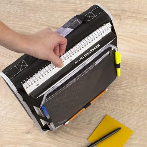 Five Star 2-Inch Zipper Binder with Expansion Panel