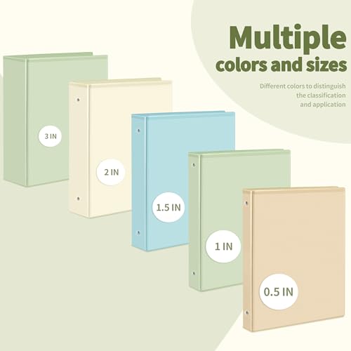 4-Pack 1.5 Inch Clear View Binders